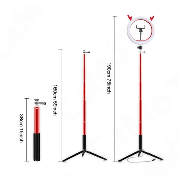 

Christmas decorations Ring light christmas lights with tripod ringligh selfie light child kids gift led lamp For tiktok tiktok