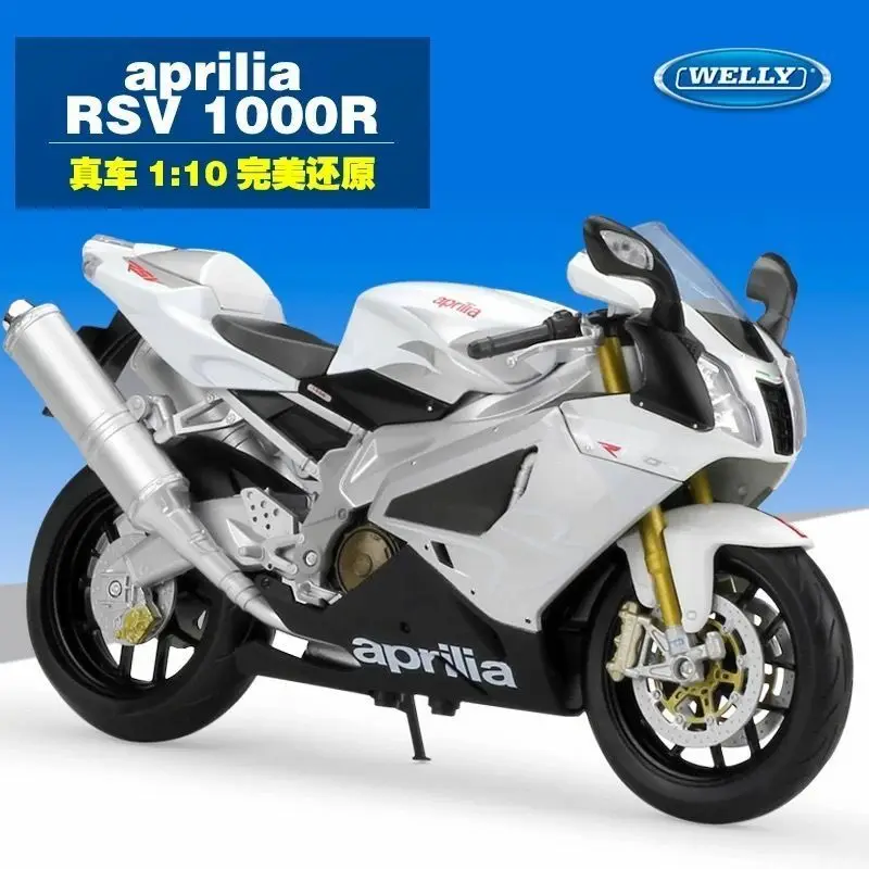 Welly 1:10 Aprilia RSV1000R модель мотоцикла велосипед в коробке
