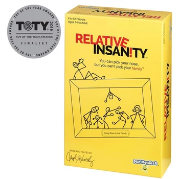 

Relative Insanitys Party Game About Crazy Relatives Card Board Game