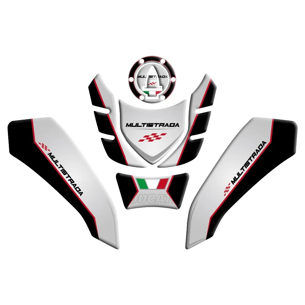 Для MTS1200 1260 ENDURO 3D Бензобак защитная накладка наклейка для DUCATI Multistrada 1200 ENDURO MULTISTRADA 1260 ENDURO