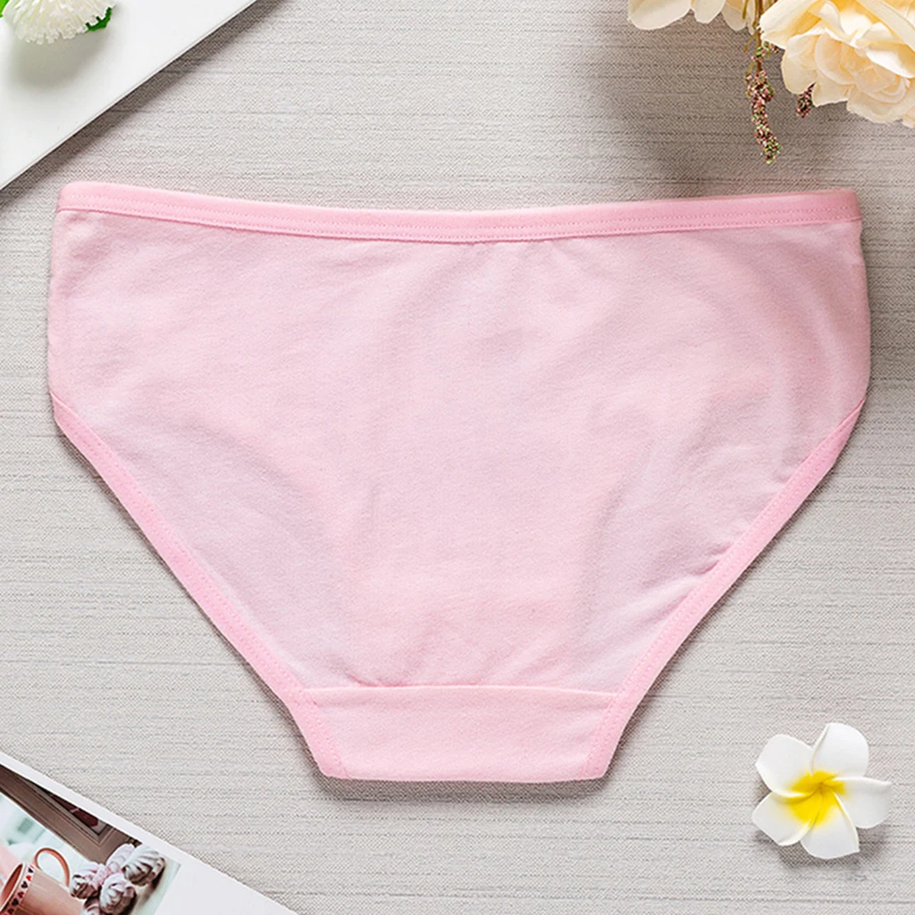 Cute Baby Kids Cartoon Ballet Printed 100% Cotton Panties Briefs Underwear