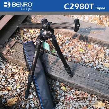 

BENRO C2980T Tripod Carbon Fiber Tripod Leg Universal Support Tripods For Camera 4 Section Max Loading 12kg DHL Free Shipping