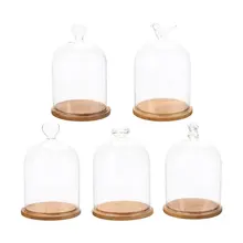 Сохраненные свежими цветы розовое стекло Обложка свадьба Дом Птица Сердце фестиваль День Святого Валентина реквизит декор с цветами аксессуары для вечеринки подарок