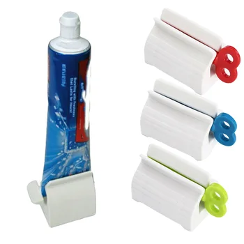 

Rolling Tube Toothpaste Squeezer Dispenser Toothpaste Seat Holder Stand Roller
