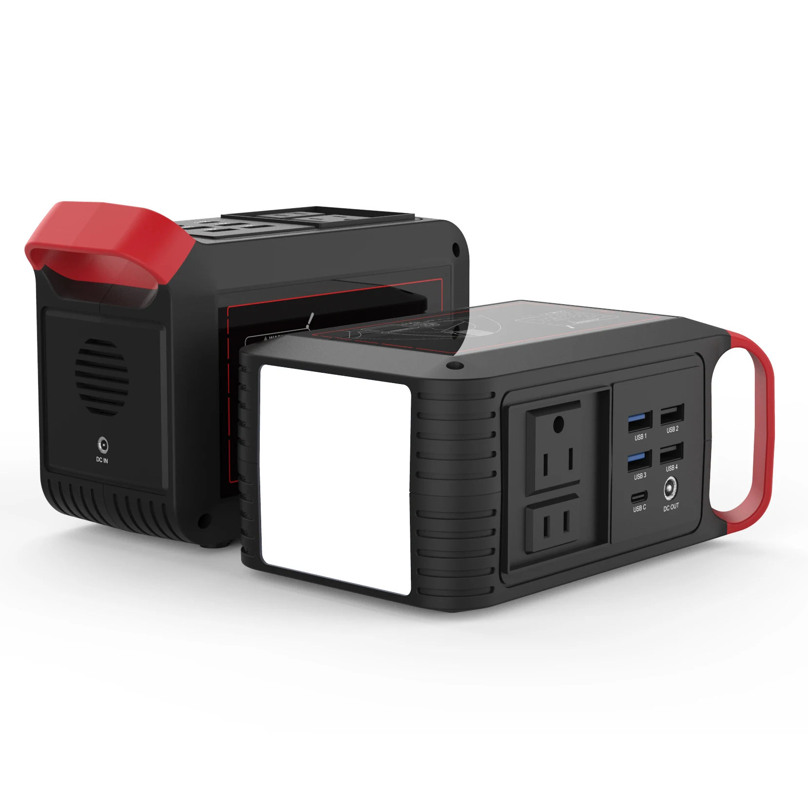 24000mAh 110V 220V Power Bank 85W Portable Mini Generator Station AC/DC/USB Multiple Output |