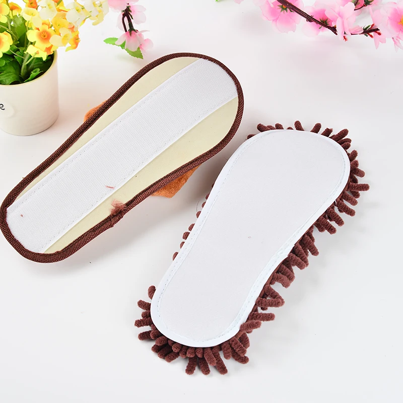

Cartoon Bear Scrub Removable Chenille Dust Mop Household Slipper Home Accessories