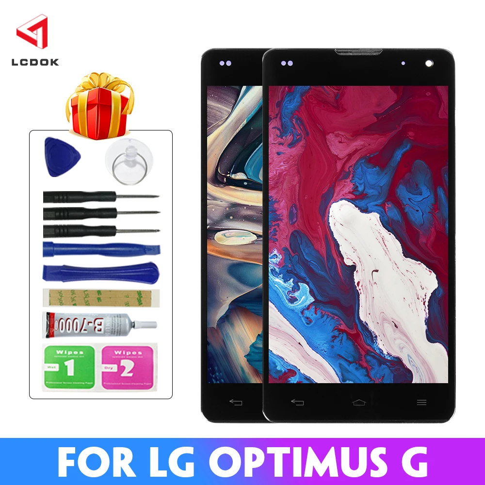 100% протестированный ЖК-дисплей для LG Optimus G E975 LS970 F180 E971 E973 кодирующий