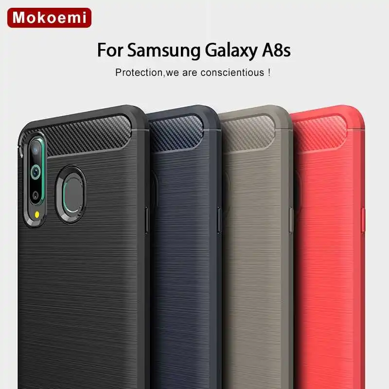 

Mokoemi Fashion Shock Proof Soft Silicone 6.4"For Samsung Galaxy A8s Case For Samsung Galaxy A8S Cell Phone Case Cover