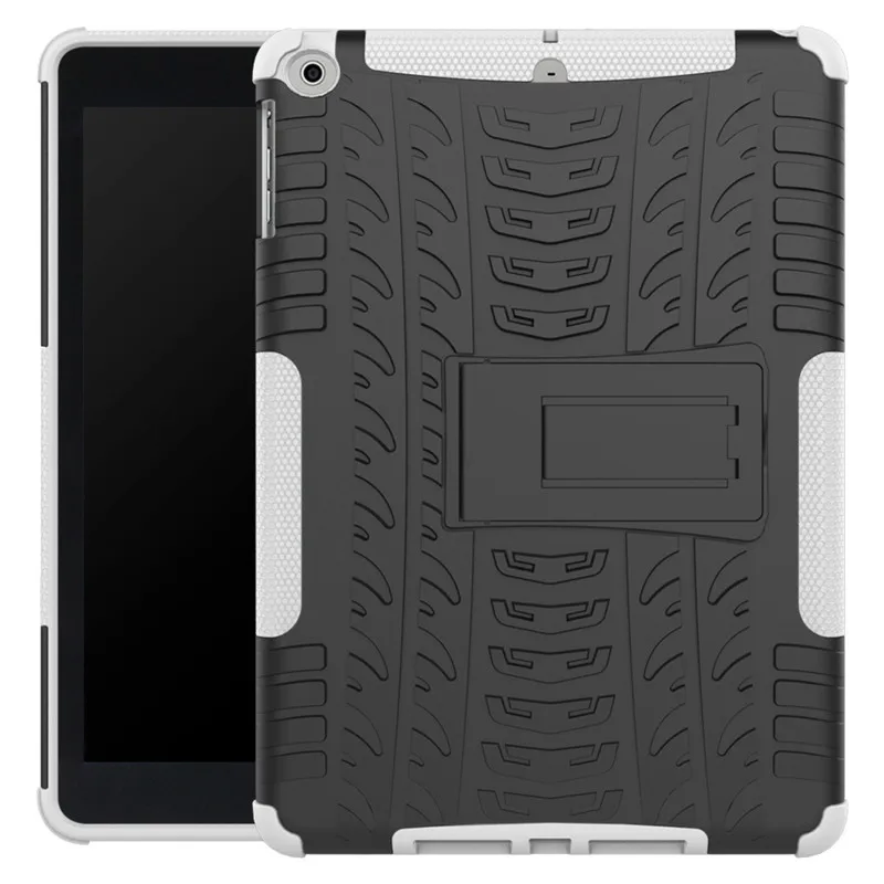 Чехол для Apple iPad 9,7 дюймов новая модель A1822 A1823 A1893, ZVRUA дети Безопасный ударопрочный Броня мягкий силикон+ жесткий чехол - Цвет: bai se