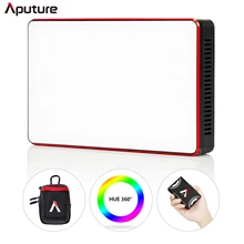 Aputure AL-MC карманный светодиодный светильник для видеосъемки RGB заполняющая лампа 3200 K-6500 K для беспроводной зарядки через usb type-C