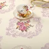 New European Style Round Table Cloth Floral Embroidered Tablecloth Wedding Praty Banquet Table Cover Tea Coffee Table Cover ► Photo 3/6