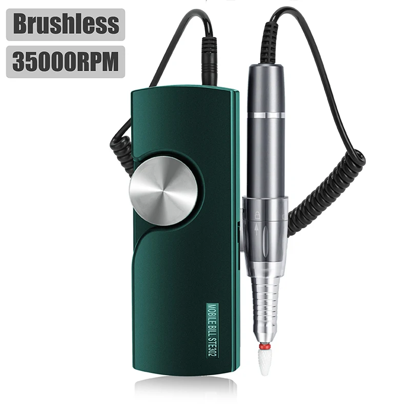 

Brushless Nail Drill Machine For Manicure 35000RPM Rechargeable Electric Nail File For Acrylic Gel Nail Sander Manicure Machine