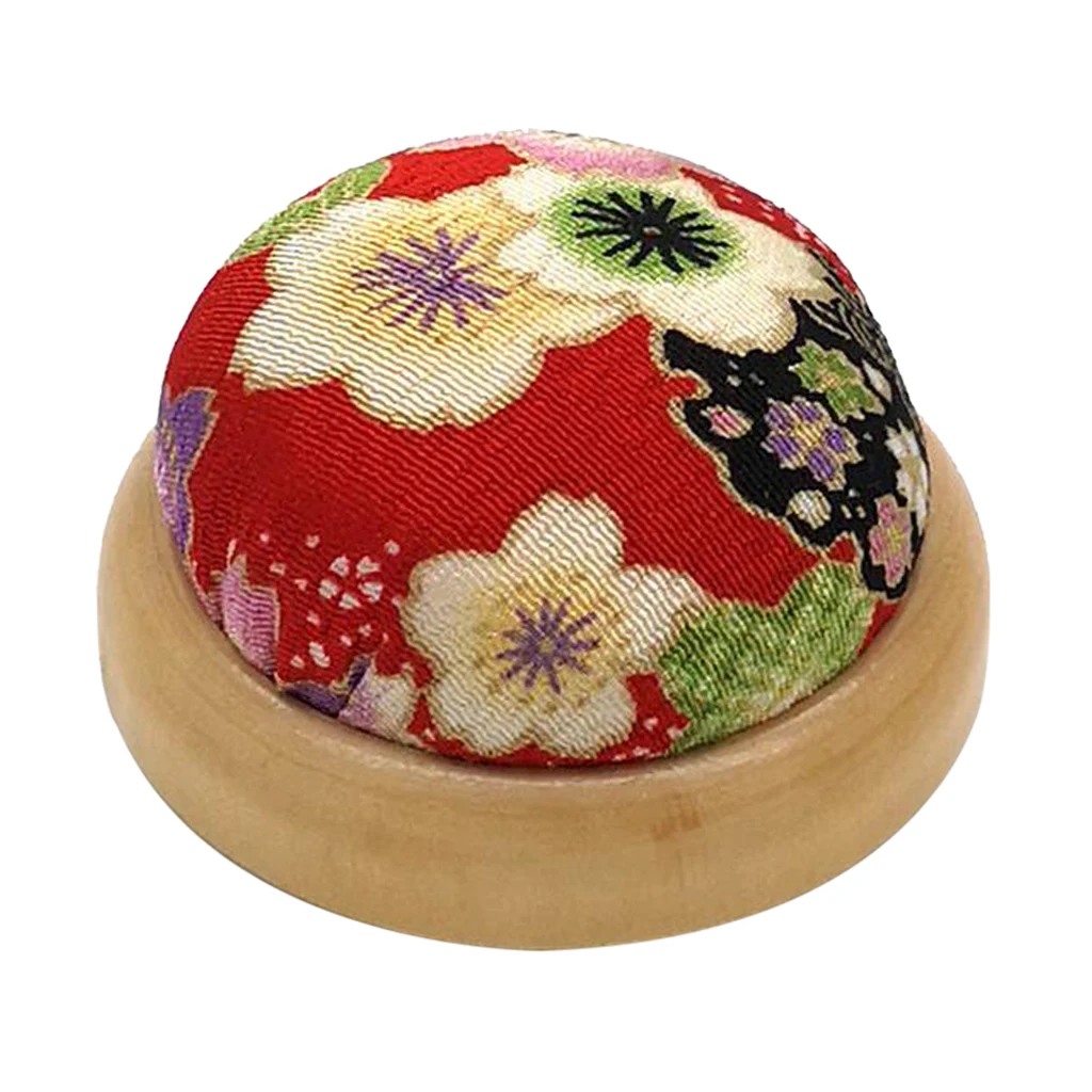 Wood Bottom Base Needle Pin Cushion Pillow Holder Sewing Craft Stitch Needlework Cloth pin Holder Needlework DIY Craft