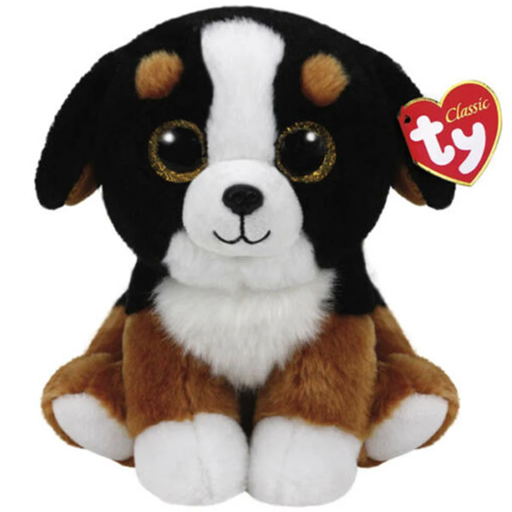 Оригинальная шапочка для младенцев 2" 50 см, Roscoe the Bernese, горная собака, плюшевая большая плюшевая игрушка в виде животного, коллекционная кукла, игрушка с сердечком