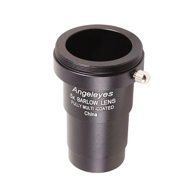 1.25inch 5x Barlow Lens Eyepiece Extender Aluminium Alloy Frame Optical Glass W/ Multilayer