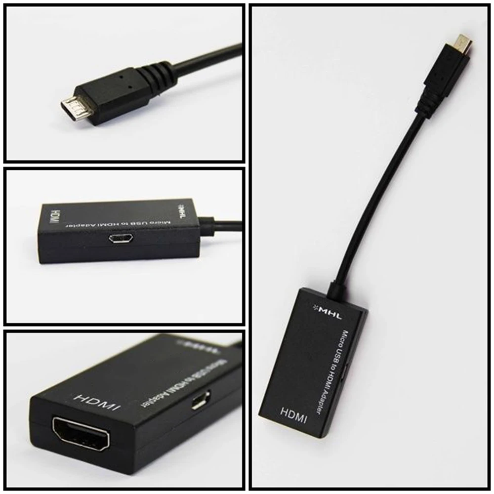 Micro USB к HDMI конвертер адаптер для ТВ 1080P HD аудио видео HDMI кабель для samsung huawei Android мобильный телефон
