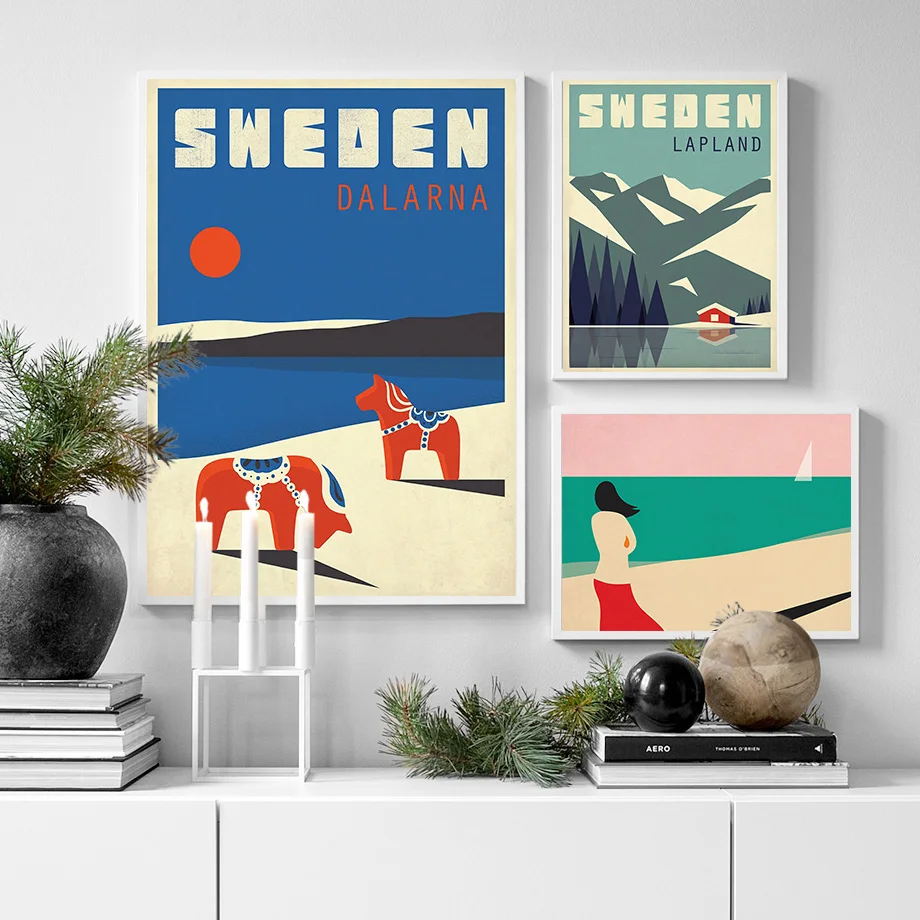 Sweden-Denmark-Travel-Vintage-Poster-Wall-Art-Canvas-Painting-Nordic-Pictures-And-Prints-Home-Decor-For (2)