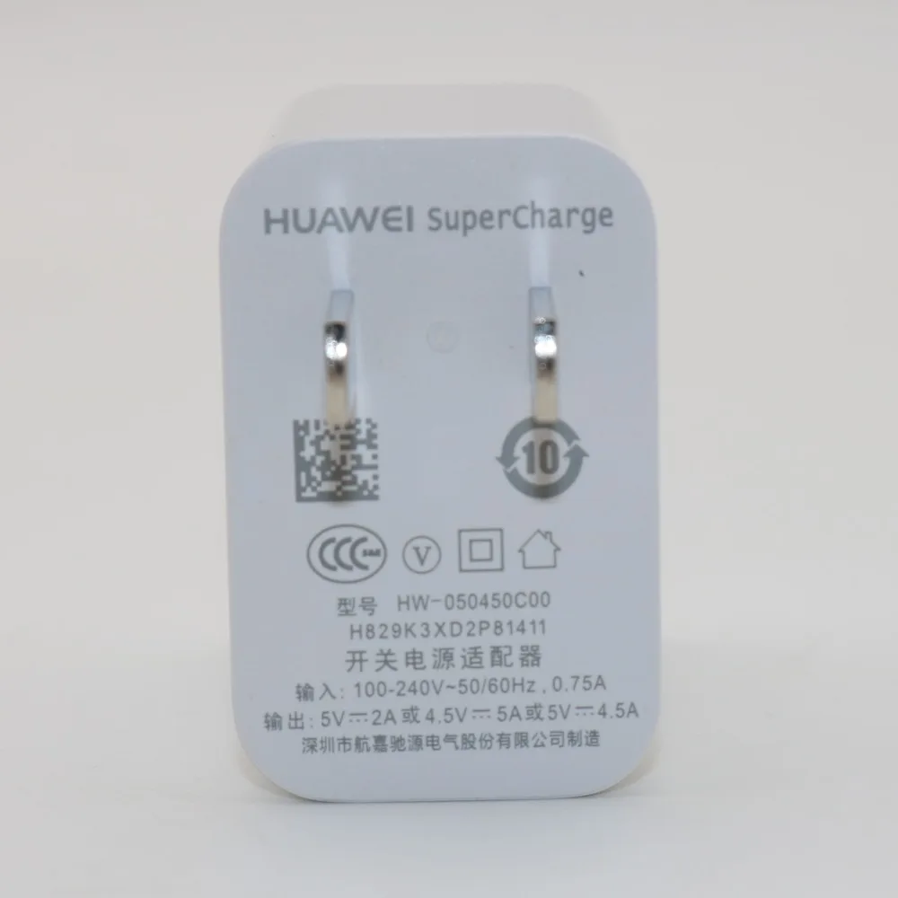 huawei mate 9 10 20 P10 Plus P20 Pro Honor V10 Supercharge быстрое супер зарядное устройство 4.5V5A type-C USB 3,0 type C кабель