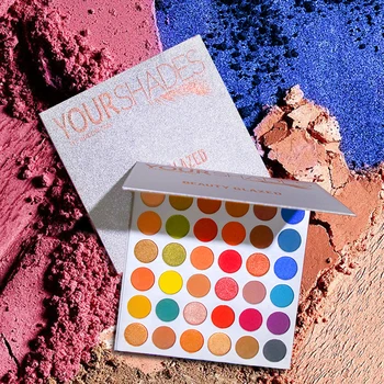 

IMAGES Makeup Eyeshadow Palette Shimmer Matte Glitter Eye shadow Pallete 63 Shades Pigmented Eye Shadow Warm Colors