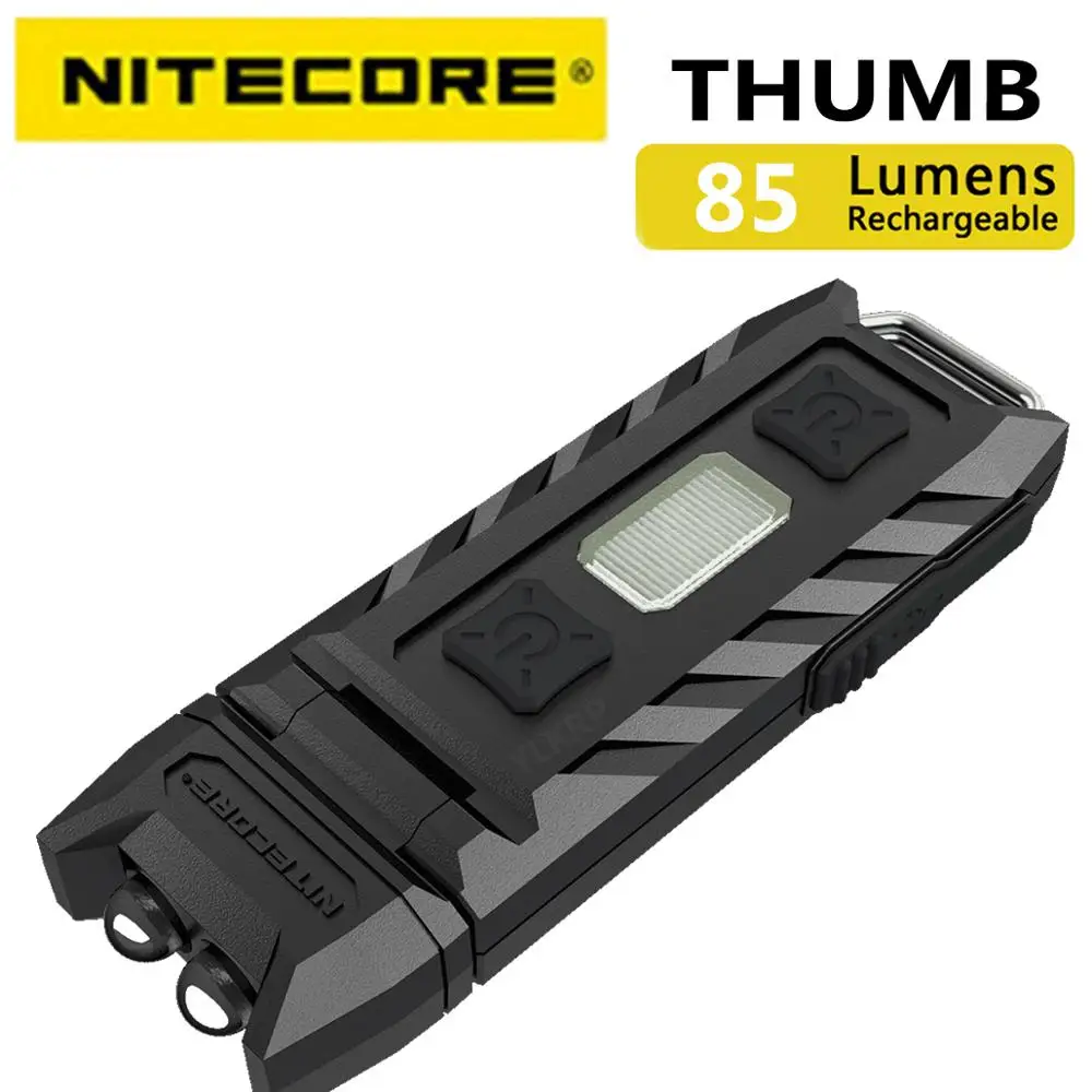 100% Оригинальный Компактный переносной светильник NITECORE THUMB с поворотом на 120