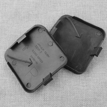 

Hot Tow Hook Cover 2Pcs Front Left Right Bumper Tow Hook Eye Cover Cap 53285-0R907 53286-0R907 for Toyota RAV4 2009-2012