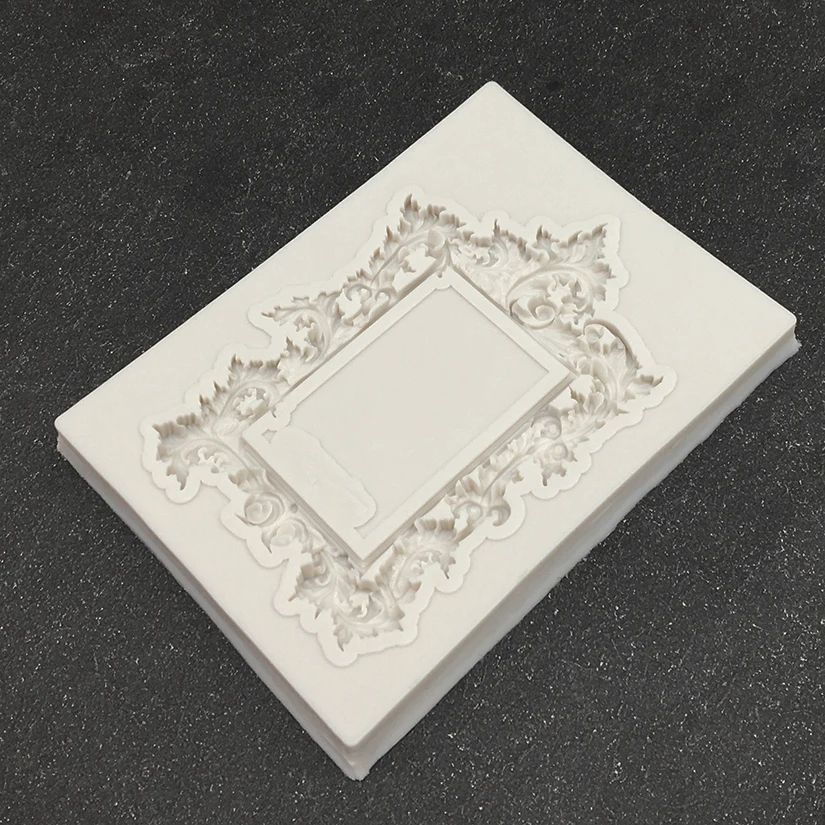 Fotorahmen Silikon Sugarcraft Form Harz Werkzeuge Cupcake Backform Fondant Kuchen Dekorieren Werkzeuge – Detail 26