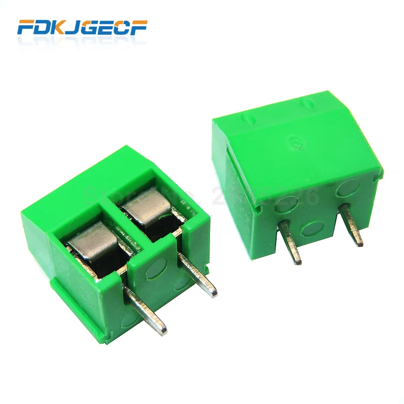 10 шт./лот KF301-5.0-2P KF301-3P шаг 5,0 мм прямой контакт 2P 3P винт PCB клеммный блок разъем 2PIN 3PIN