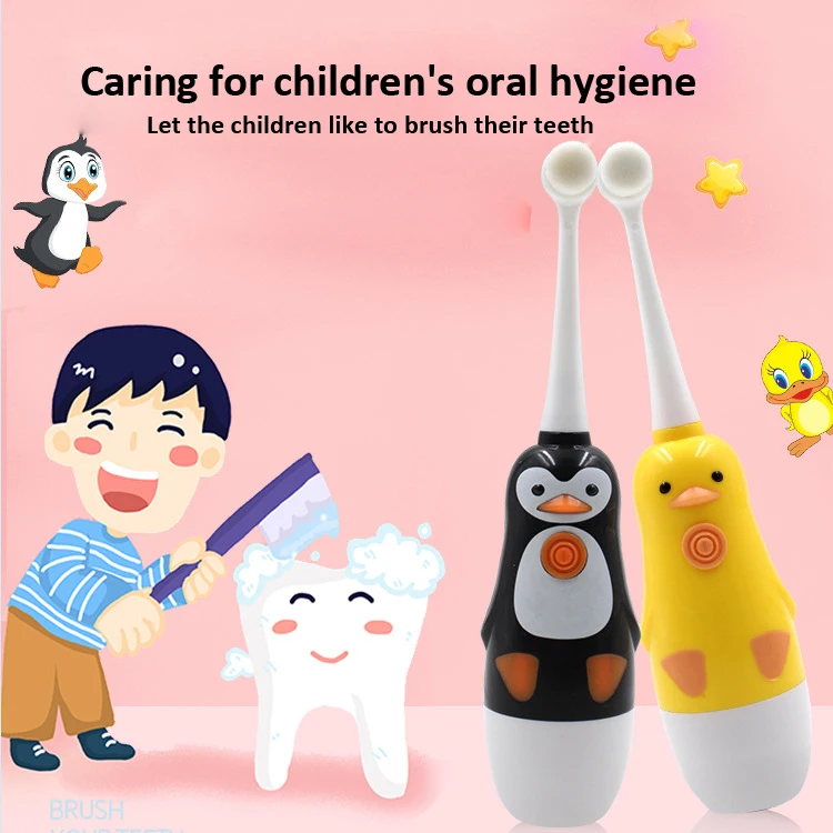 Электрическая зубная щетка Детские сменные насадки для щёток защита детской гигиены полости рта от 2 до 10 лет CE 3C сертификат безопасности SU145