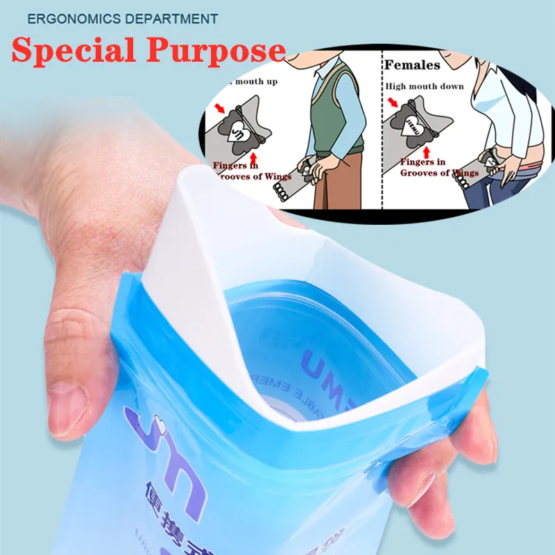 Портативный многофункциональный абсорбирующий мешок аварийный для рвоты