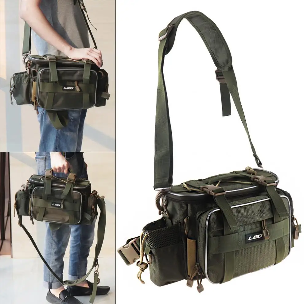Уличная Рыболовная Сумка Многофункциональная водонепроницаемая ткань Оксфорд поясная Наплечная Рыболовная Снасть катушка Приманка камера сумка для хранения горячая распродажа