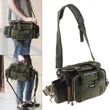 Уличная Рыболовная Сумка Многофункциональная водонепроницаемая ткань Оксфорд поясная Наплечная Рыболовная Снасть катушка Приманка камера сумка для хранения горячая распродажа