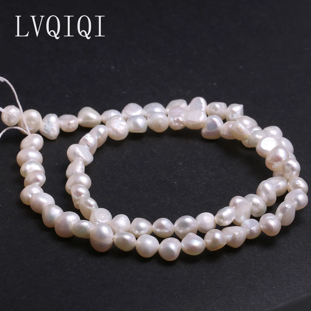 Natural Freshwater Pearl Baroque White Pink Black Irregular Beads For Jewelry Making DIY Earring Bracelet Necklace Accessories 3