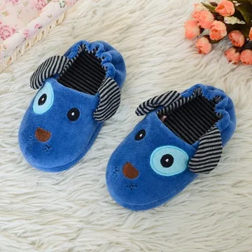 Тапочки детские зимние плюшевые забавный дизайн мультяшный рисунок|Тапочки| |