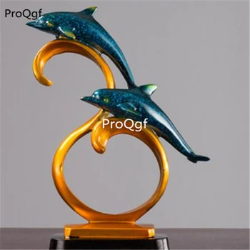 

ProQgf 1Pcs A Set Beautiful World Nice Think Statue dolphine haitun