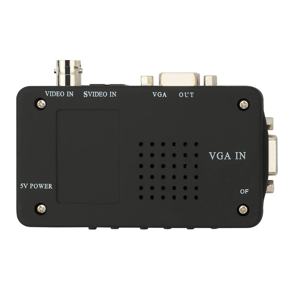 Conversor Bnc S-video Vga para Vga hd 1080p Adaptador Conversor de Vídeo para pc Monitor de Projetor - Image 4