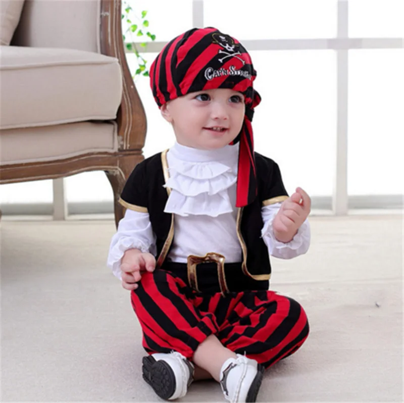 Kids Baby Grow Pirate boy cute pirates romper suit