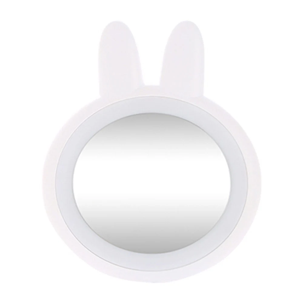 LED Makeup Mirror Mini Small Round Mirror USB Charging Lighting Small Mirror Portable Portable Makeup Mirror Mini Fill Light