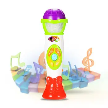 

Kuulee Kids Voice Changing and Recording Microphone with Colorful Light Musical Toys High Quality Child Interesting Toys