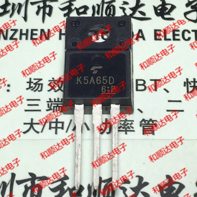 10 шт./лот K5A65D TK5A65D новые имеющиеся TO-220F 650V 5A