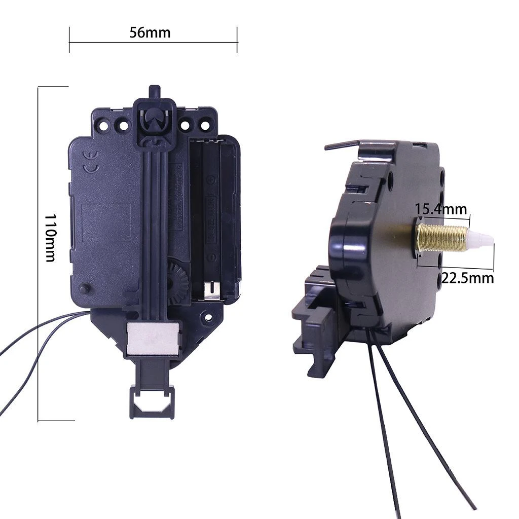 Quartz Pendulum Trigger Clock Movement Chime Music Box Pendulum Clock Kit with 2 Pairs of Hands and Pendulum