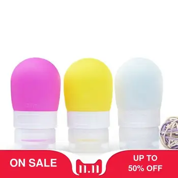 

Portable Travel Silicone Bottles Set Shampoo Shower Soap Bottle Travel Accessories Refillable Container Accessories 3 Pack