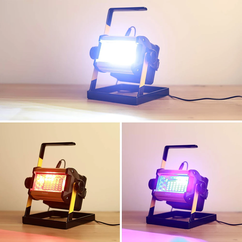 Projecteur LED rechargeable - Nos lampes pour travaux d'extérieur