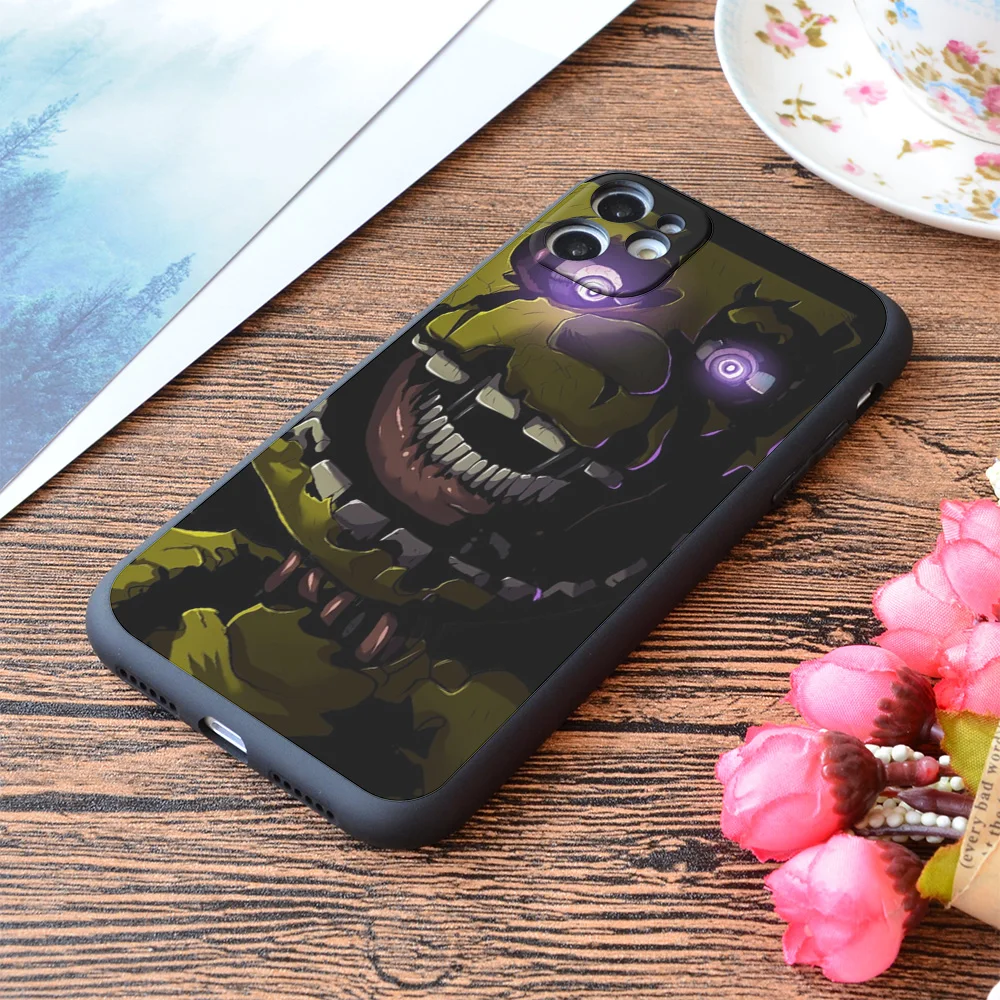 

For iPhone Creepy Springtrap Design Fnaf Print Soft Matt Apple iPhone Case