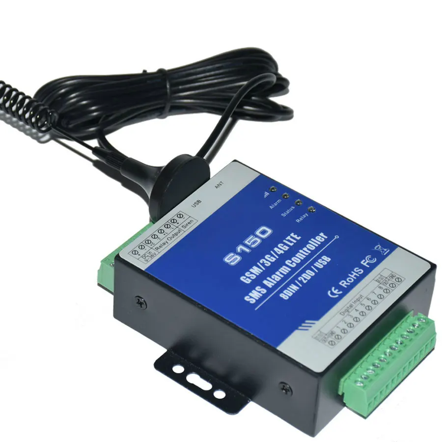 GSM Door Gate Opener Relay Switch RTU5024 Remote Access Control with 3 Meters Antenna Wireless Door Opener By Free Call Support - Famidy.com