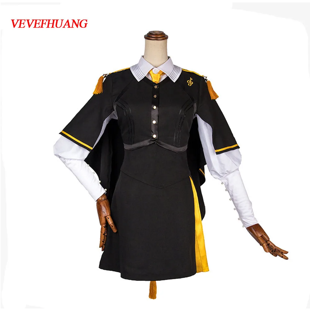 VEVEFHUANG Аниме! Vocaloid Kagamine Rin Len музыкальный набор Обложка альбома униформа Косплей