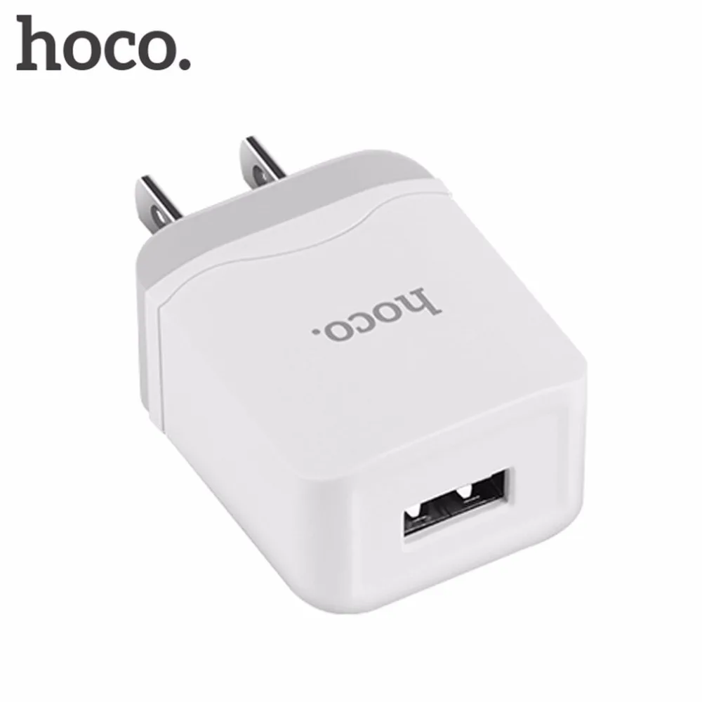 HOCO 5 в 2,4 A Универсальное USB зарядное устройство интеллектуальное настенное зарядное устройство штепсельная вилка США портативный дорожный адаптер для зарядного устройства C22 для смартфона