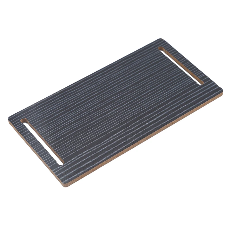 Деревянный ящик для хранения, самособранные коробки для сортировки визиток, съемный ящик для хранения, простые высококачественные хранения для визиток - Цвет: silver black