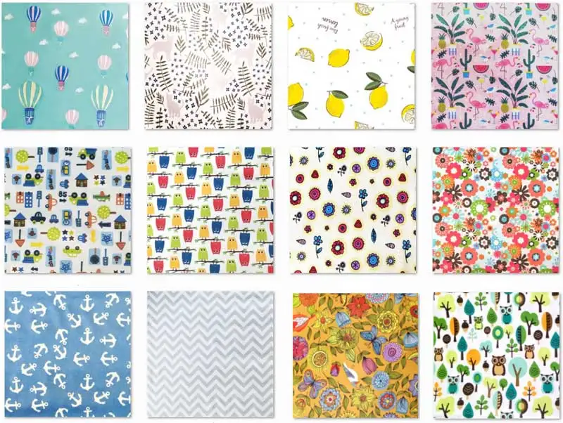 Plain Color Waterproof PUL Reusable Cloth Diaper Material Solid Color TPU Laminated Fabric DIY Diapers Wet Bags Nappy Fabric