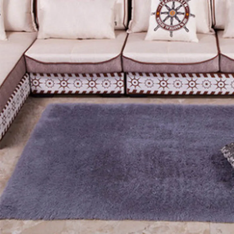 Крытый Современный шелковые Коврики супер мягкий шелк шерстяной ковер Спальня коврик Детский ковер для детской комнаты