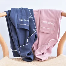 Conjuntos Pijama Para Parejas Autumn/winter Pure Cotton Long Sleeve Pigiama Pile Uomo Comfy Loose Two-piece Pyjama Women Winter